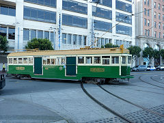 
Melbourne '496', built 1946 at Fishermans Wharf, San Fransisco, January 2013