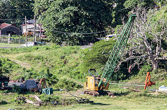I think this is a Ruston crane, St Lucia, December 2014