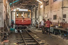 
KSR railcar 3 at Kalka, February 2016