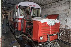 
KSR railcar RA100 at Kalka, February 2016