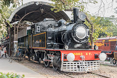 
East Indian Railway 36863, 0-4-2T built by Krupp No 1531 in 1935, Delhi Railway Museum, February 2016