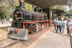 Rajputana Malwa Railway (BBCIR) 734, built in the Ajmer Works in 1895, Delhi Railway Museum, February 2016