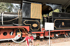 Rajputana Malwa Railway (BBCIR) 734, built in the Ajmer Works in 1895, Delhi Railway Museum, February 2016