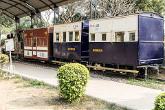 Matheran Light Railway coaches, Delhi Railway Museum, February 2016