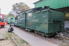 Armoured wagon, Delhi Railway Museum, February 2016