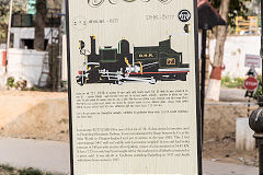 DHR loco information board, Delhi Railway Museum, February 2016