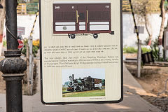 DHR coach information board, Delhi Railway Museum, February 2016