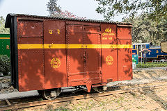 Kalka Shimla Railway Accident Relief Van 404, built by G R Turner in the UK in 1903 , Delhi Railway Museum, February 2016