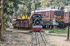 
the mini-train, Delhi Railway Museum, February 2016