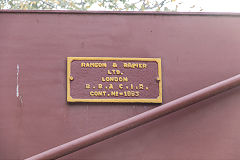 
BBCIR crane built by Ransomes and Rapier in 1883, Delhi Railway Museum, February 2016