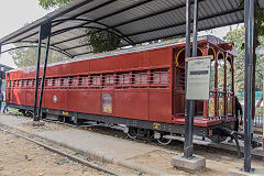 
Bhavnagar State Railway's Maharajah's coach built in 1931, Delhi Railway Museum, February 2016