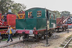 
Public Works Dept 4wTg, built by Sentinel 6273 of 1926, Delhi Railway Museum, February 2016