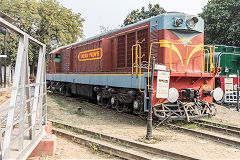 Indian Railways 18001, a GM-EMD built in 1962, Delhi Railway Museum, February 2016