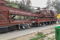 Hurst Nelson crane 2220 built in 1947, Delhi Railway Museum, February 2016