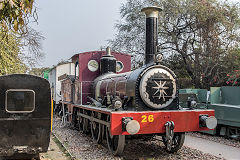 
O & R Railway No. 26, Sharp Stewart 2018 of 1870., Delhi Railway Museum, February 2016