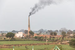 
Brickworks between Agra and Delhi, February 2016