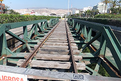 Harbour bridge, Almeria, Spain, May 2016