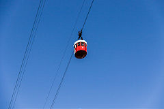 Aerial ropeway car II, Port Vell Aerial Tramway, Barcelona, Spain, May 2016