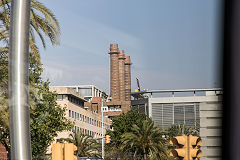 The three chimneys, Barcelona, Spain, May 2016