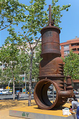 Machinery from the power station, Barcelona, May 2016
