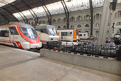 
RENFE '211M' at Franca Station, Barcelona, May 2016