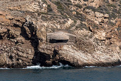 Cartagena coastal defences, Spain, May 2018