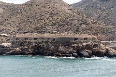 Cartagena coastal defences, Spain, May 2018