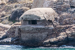 Cartagena coastal defences, Spain, May 2018