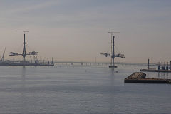 New bridge over Cadiz harbour, Spain, March 2014