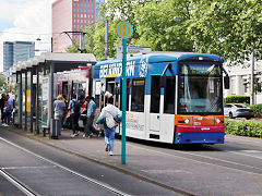 Frankfurt tram '222', Germany, May 2024