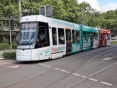 Frankfurt tram '307', Germany, May 2024