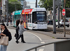 Frankfurt tram '307', Germany, May 2024