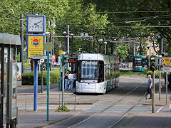 Frankfurt trams '307' and '312', Germany, May 2024