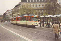 Tram '906' at Frankfurt, Germany, April 2002