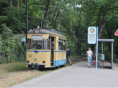 
Tram '32' at Woltersdorf, Germany, May 2024