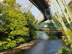 
Trams passing by, Wuppertal, September 2024