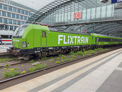 
'193 862' on a Flixtrain at Berlin, Germany, September 2024