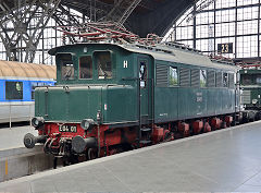 
DR 'E4 01' or '104 001' at Leipzig, May 2024