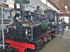 
'8', Borsig '8836' of 1914, Brigadelok '312' at Frankfurt Feldbahn Museum, September 2024