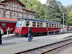 
'187 018' at Eisfelder Talmuhle, Harz Railway, September 2024