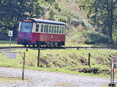 
'187 018' at Eisfelder Talmuhle, Harz Railway, September 2024