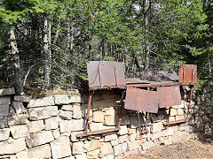 
Loading chute alongside the Brocken branch, Harz Railway, September 2024