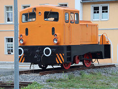 
Diesel loco at Wolkenstein, September 2024
