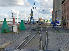
Trackwork in Stralsund Harbour, September 2024