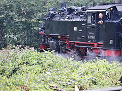 
'99 1734' on the Weisseritztalbahn, September 2024