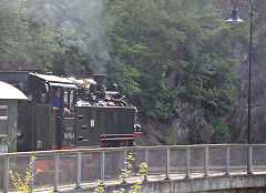 
'99 1734' on the Weisseritztalbahn, September 2024