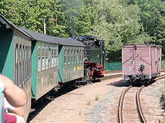 
'99 1734' on the Weisseritztalbahn, September 2024