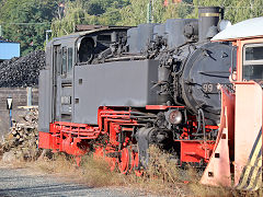 
'99 1790' on the Weisseritztalbahn, September 2024