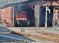 
'L45H 083' or 'Lok 1' on the Weisseritztalbahn, September 2024