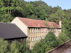 
Factory beside the Weisseritztalbahn probaly rail-served once, September 2024